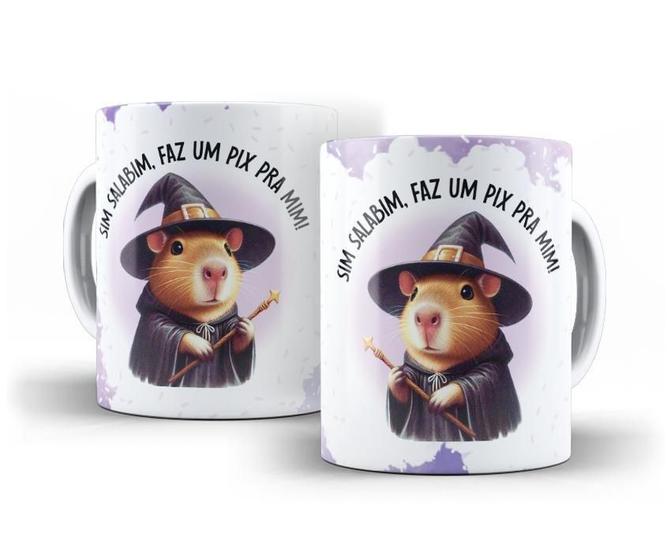 Imagem de Caneca Porcelana Divertida Faz Um Pix Pra Mim