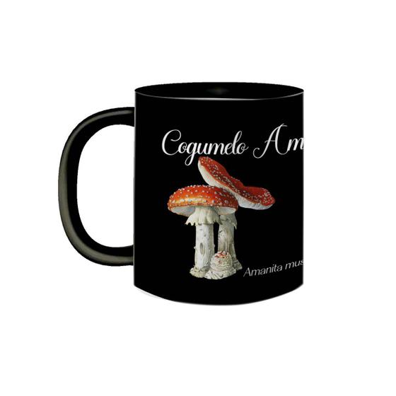 Imagem de Caneca Porcelana Flora Cogumelo Amanita Premium 325mL