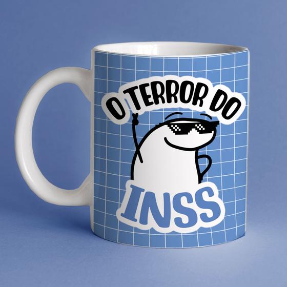 Imagem de Caneca porcelana  flork pais - o terror do inss 325ml