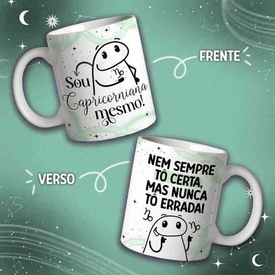 Imagem de Caneca Porcelana Flork Signos 2.0 versão 2 capricorniana  325 ml