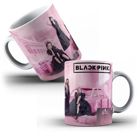 Imagem de Caneca Porcelana Grupo K-pop Black Pink