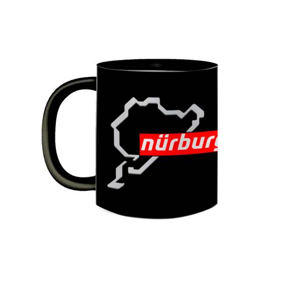 Imagem de Caneca Porcelana Nurburgring Circuito Alemanha Inferno Verde