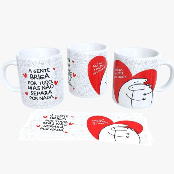 Imagem de Caneca Porcelana Personalizada Flork Briga por Tudo