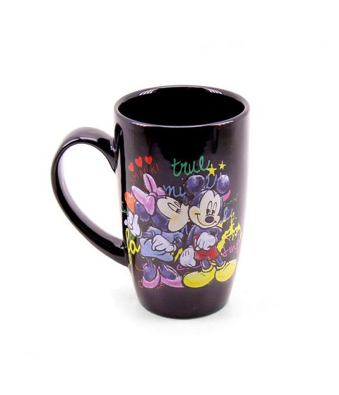 Imagem de Caneca Porcelana Preta Mickey & Minnie 400ml - Disney