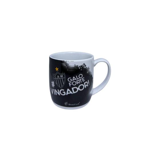 Imagem de Caneca Porcelana Urban 360 ml Atlético Galo Forte Vingador - Brasfoot