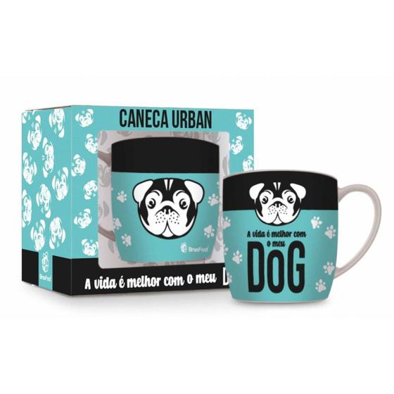 Imagem de Caneca Porcelana Urban 360Ml Dog- BRASFOOT