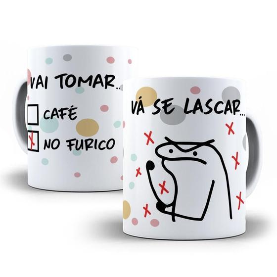 Imagem de Caneca Porcelana Vá Tomar No Furico Flork Presente