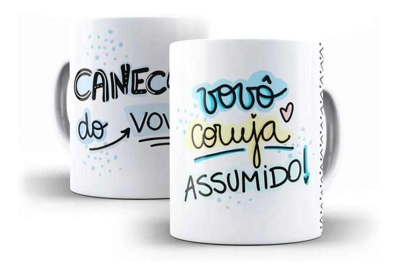 Imagem de Caneca Porcelana Vovô Coruja Assumido