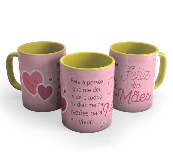 Imagem de Caneca Presente Dia das Mães Razões para Viver Cerâmica