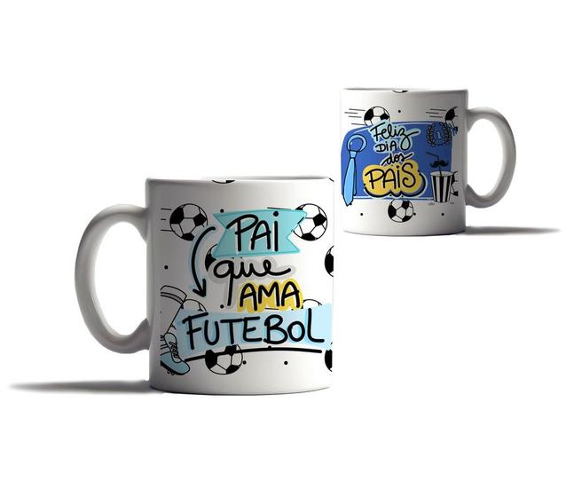 Imagem de Caneca Presente Feliz Dia dos Pais Amante de Futebol Times 