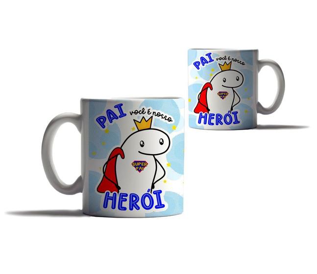 Imagem de Caneca Presente Feliz Dia dos Pais Meme Bonequinho de Meia