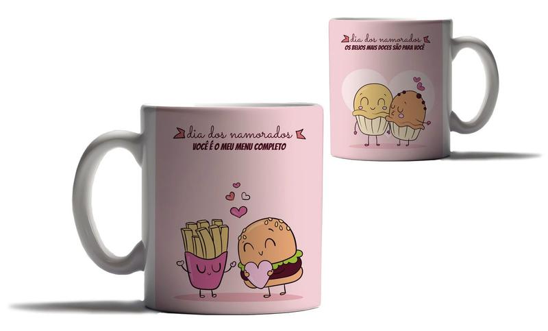 Imagem de Caneca Presente Namorados Casal Frases Fofinhas Amor Vida