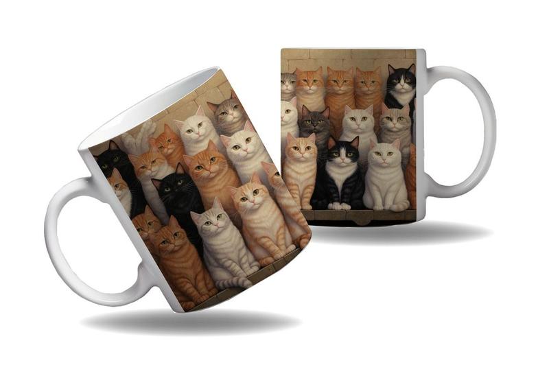 Imagem de Caneca Presente Pai de Pet Gato Gatinhos Fofos Felinos Amor