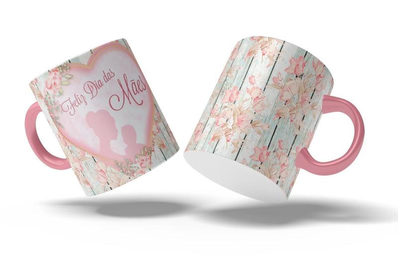 Imagem de Caneca Presente Porcelana 325Ml Tema Feliz Dia Das Mães 7