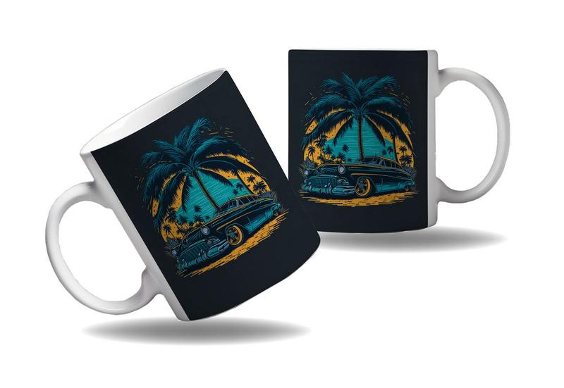 Imagem de Caneca Presente Tema Carros Clássicos Geek Nerd Cores Moda