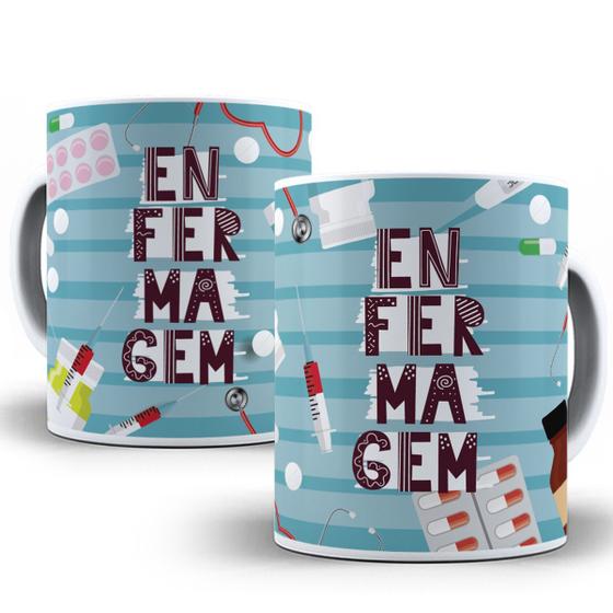 Imagem de Caneca profissão enfermeiro enfermagem presente