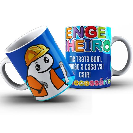 Imagem de Caneca profissões flork engenheiro