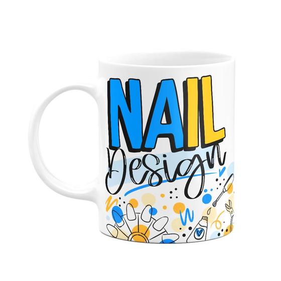 Imagem de Caneca profissões - Nail Design - 325ml - Branca