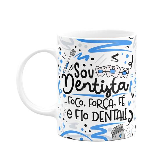Imagem de Caneca Profissões - Sou Dentista - Branca