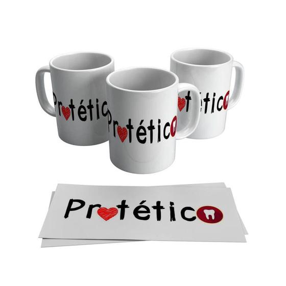 Imagem de Caneca Protético Presente Formatura Profissão Prótese Curso - Malucos Por Caneca