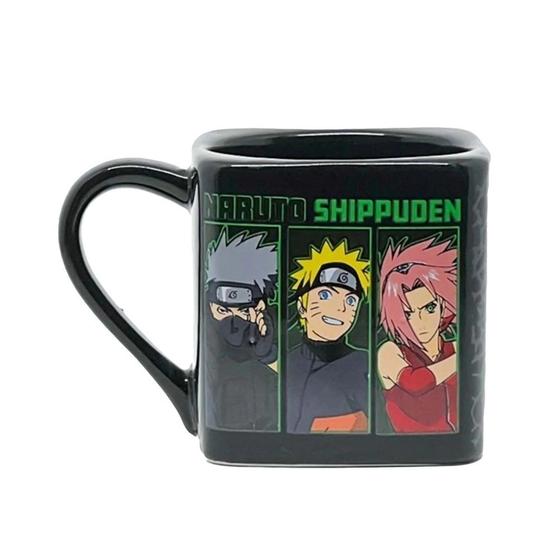 Imagem de Caneca Quadrada 220 ml Naruto Shippuden - Konoha