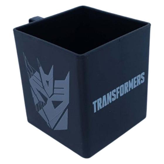 Imagem de Caneca Quadrada Plástico Transformers 400ml