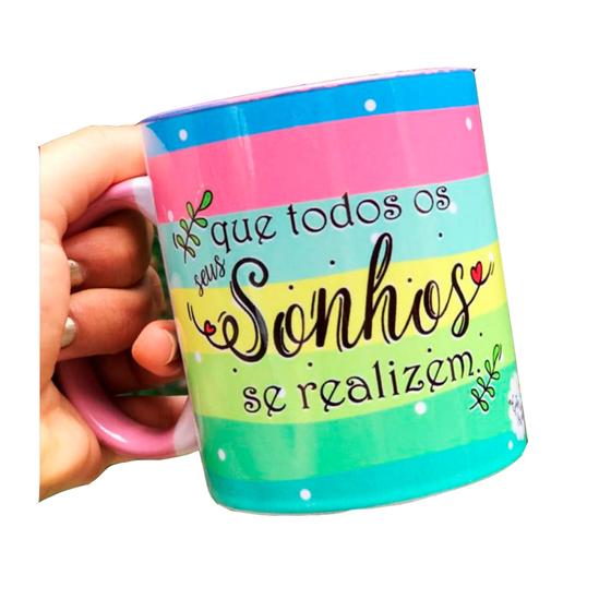 Imagem de Caneca "Que todos os seus sonhos se realizem"