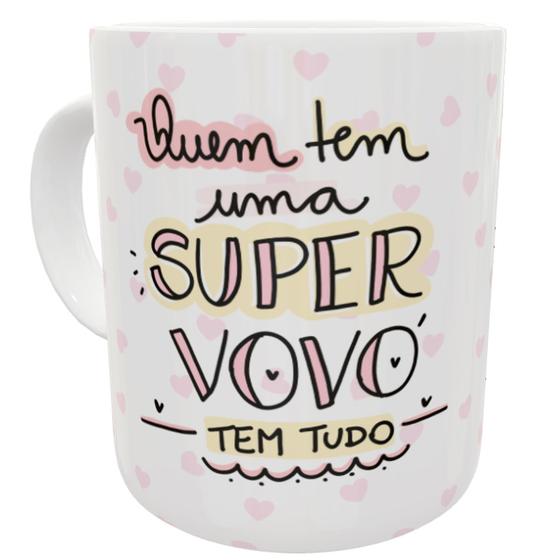 Imagem de Caneca quem tem uma super vovó tem tudo presente dia da avó