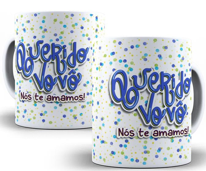 Imagem de Caneca querido vovô nós te amamos presente dia dos avós