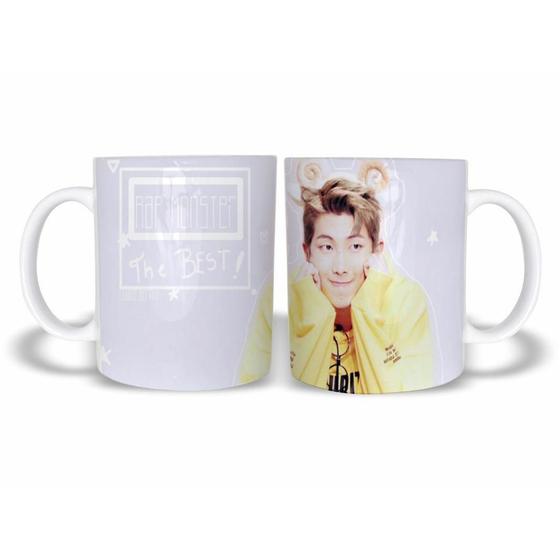 Imagem de Caneca Rap Monster Membro Bts Kpop de Plástico Rígido