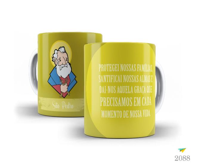 Imagem de Caneca Religiosa, Oração São Pedro