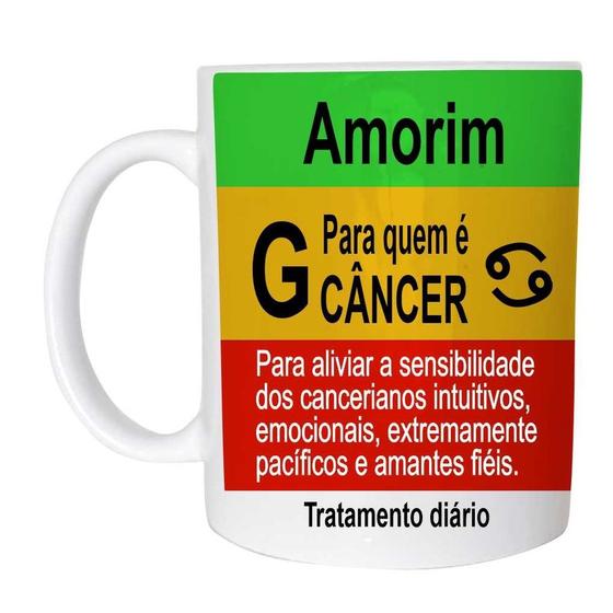 Imagem de Caneca Remédio para Signo de Câncer de Plástico Rígido