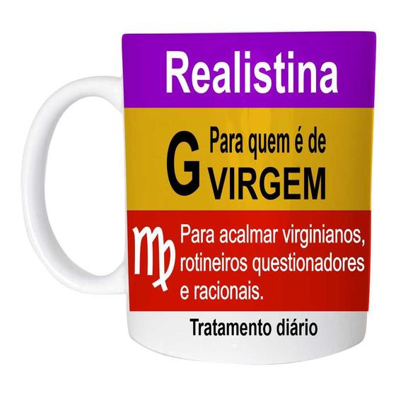 Imagem de Caneca Remédio Signo de Virgem de Plástico Rígido