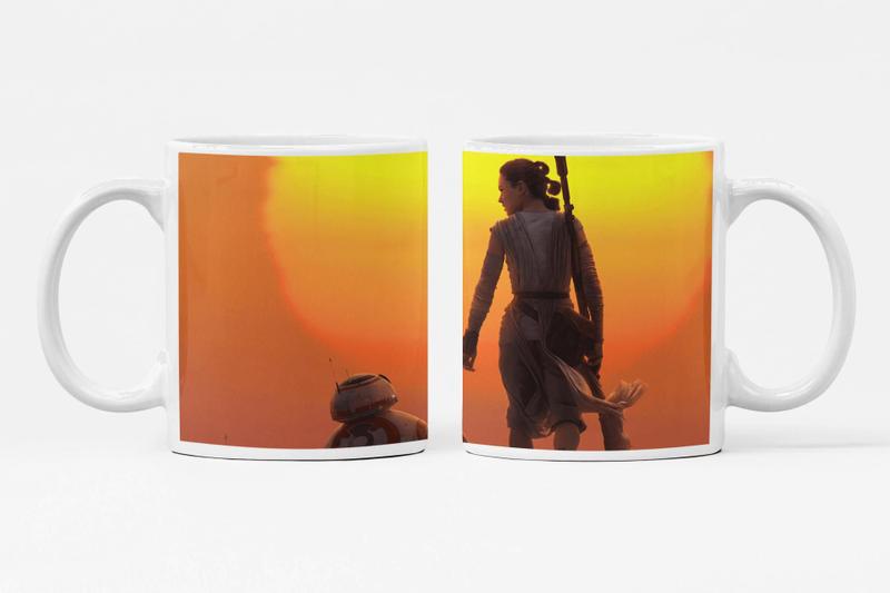 Imagem de Caneca Rey e BB8 Star Wars