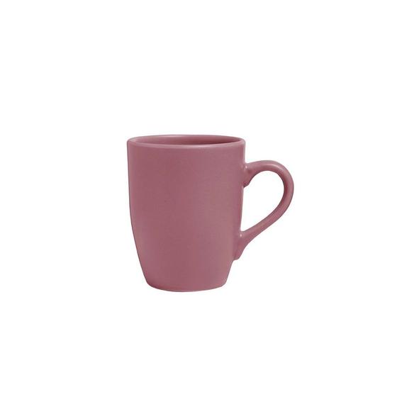 Imagem de Caneca Rosa Ceramica Xicara 360ml Color Blush Rose 1un