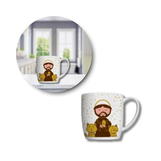 Imagem de Caneca santinhos 360 ml luva com 1 - santo antonio allmix