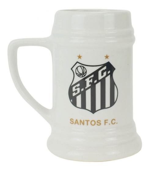 Imagem de Caneca Santos Sfc Brasão Oficial Porcelana 500ml