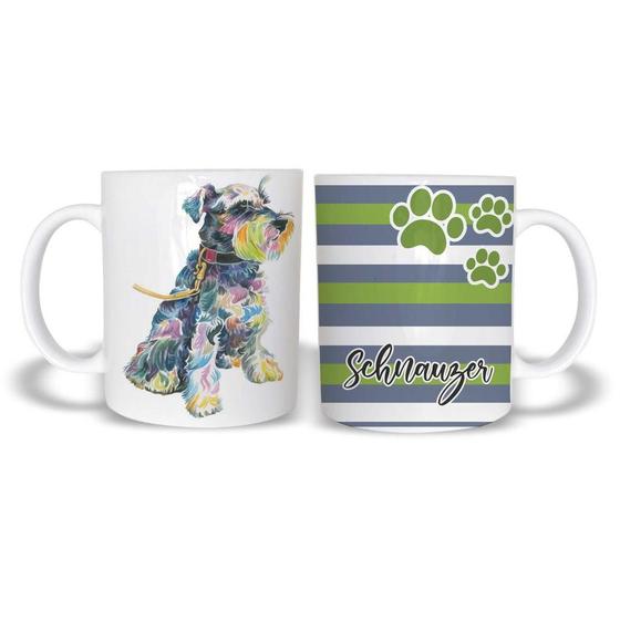 Imagem de Caneca Schnauzer 2 Pet Cachorro de Plástico Rígido