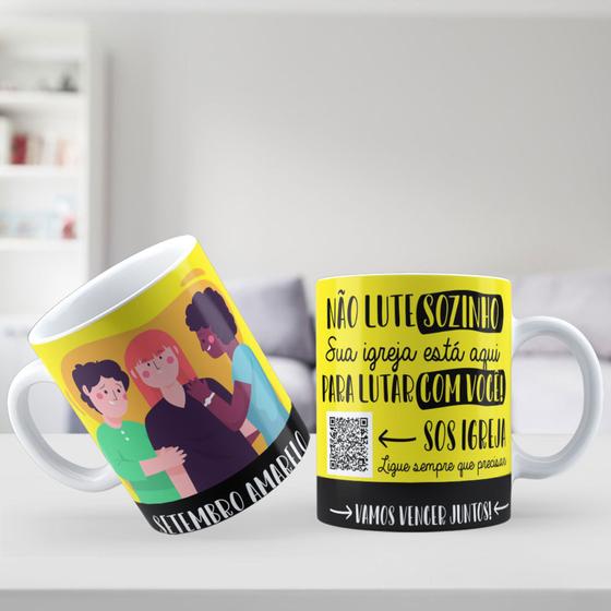 Imagem de Caneca setembro amarelo D10