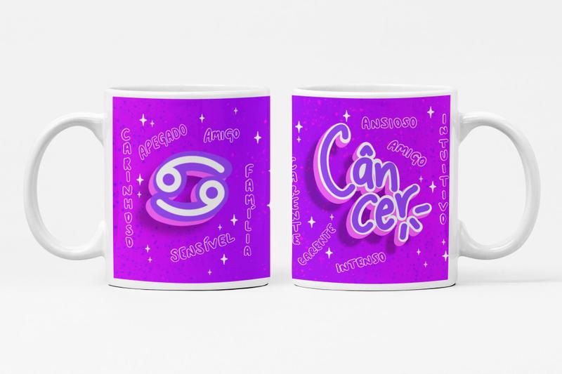 Imagem de Caneca Signo Câncer Modelo 2