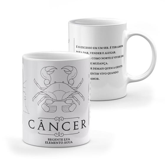 Imagem de Caneca Signo - Câncer - Personalizada