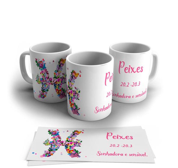 Imagem de Caneca Signo do Zodíaco - Peixes: CNC002 4303