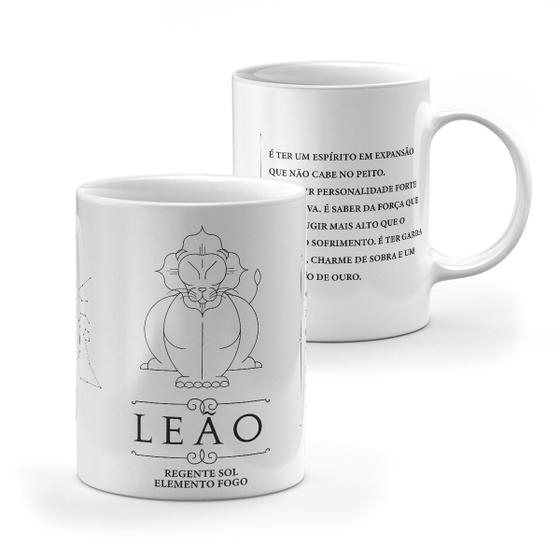 Imagem de Caneca Signo "Leão" - Personalizada