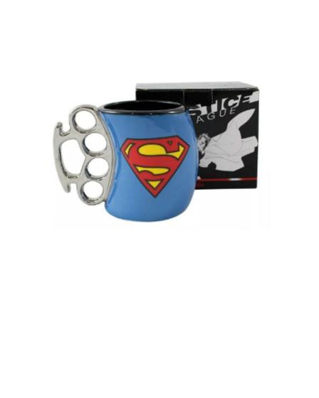 Imagem de Caneca Soco Inglês - Superman Logo - zonacriativa - Azul