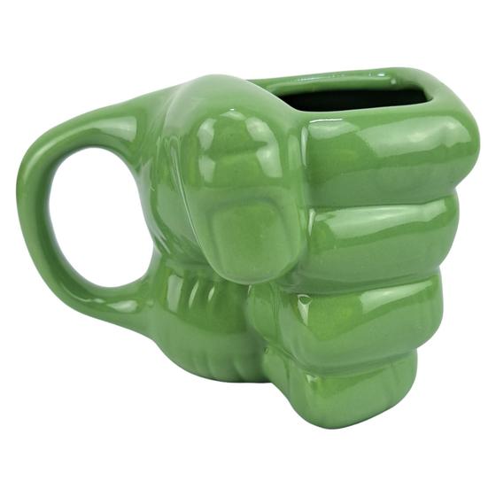 Imagem de Caneca Soco Mão Do Hulk Vingadores Enfeite Porcelana Geek