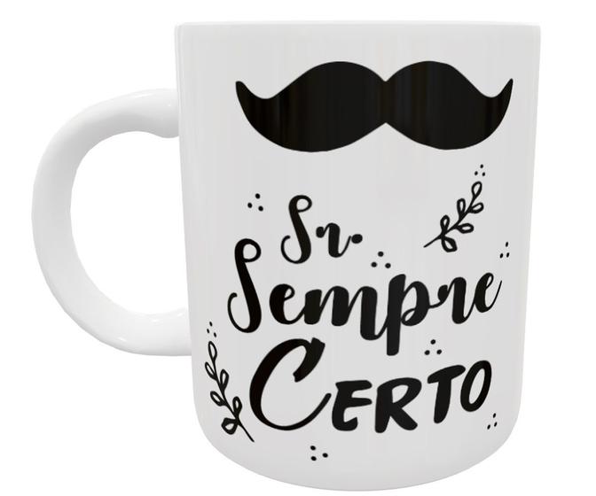 Imagem de Caneca sr. sempre certo presente divertido engraçado