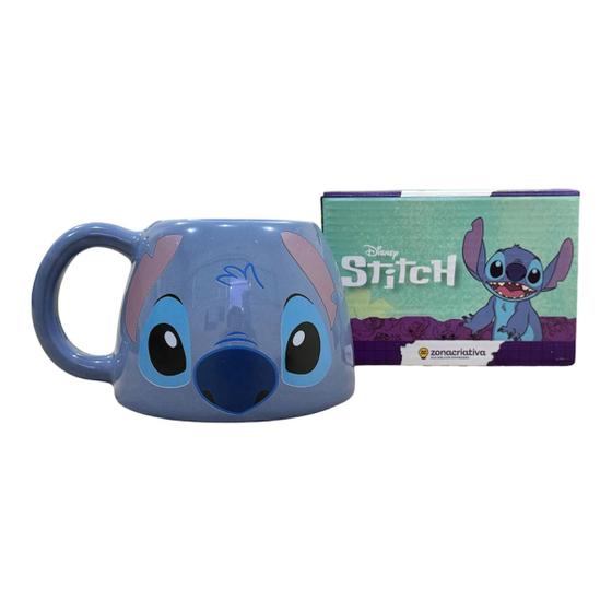 Imagem de Caneca Stitch Disney c/ Alça 450ml - ZonaCriativa