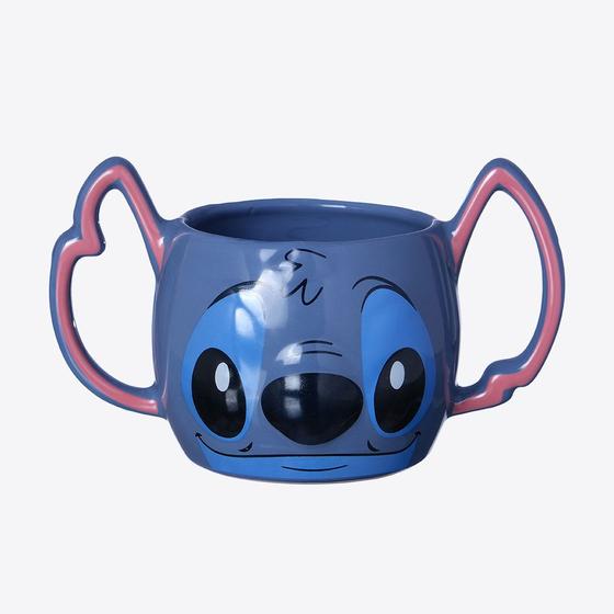 Imagem de Caneca Stitch Disney Formato 3D Alça Dupla 450ML - ZC