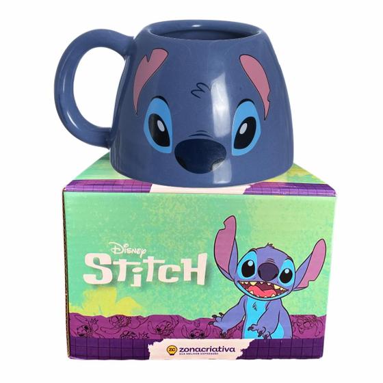 Imagem de Caneca Stitch Porta Lápis Bowl Vaso 550ml Oficial Licenciada