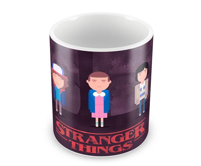 Caneca Stranger Things Personalizada Branca Porcelana 325Ml Ref003 Menor preço em Caneca Stranger Things Personalizada Branca Porcelana 325Ml Ref003